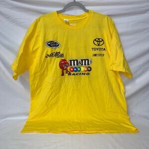 Vintage 2012 Kyle Busch #18 NASCAR M&M Racing T-Shirt Sz XL